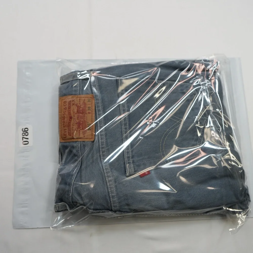 Levi's 501 Jeans Mens 38x32 (36X29) Straight Leg Button‎ Fly Classic Denim Pants